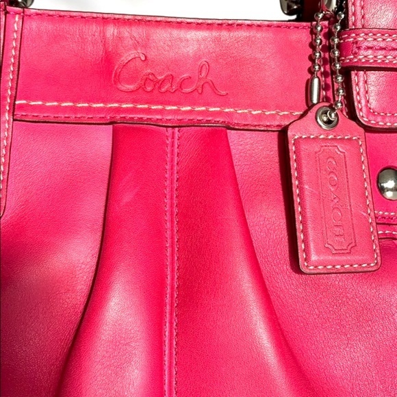 Coach Soho pleated zip satchel pink - Picture 3 of 8
